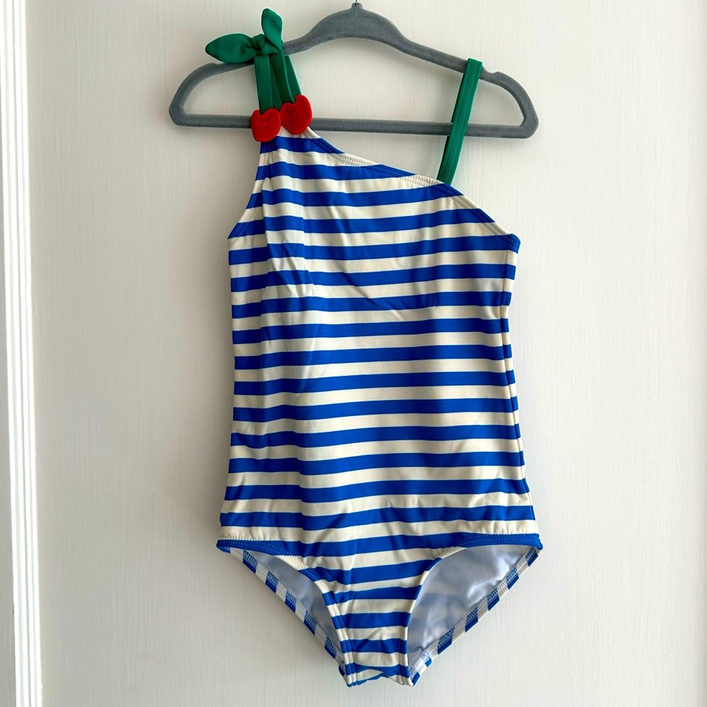 EUC Mini Boden One Shoulder Swimsuit - Size 5-6